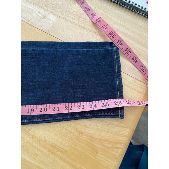 Levi's NEW Ribcage Teen  Jeans, Straight Ankle Dark Wash - Picture 8 of 10